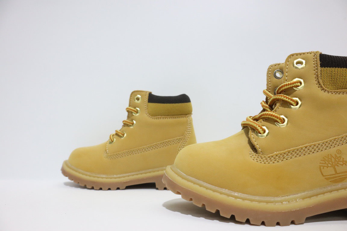 Timberland knitted children's work boots" Camel"
