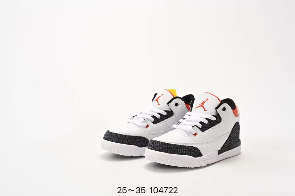 Joe 3" white, black"