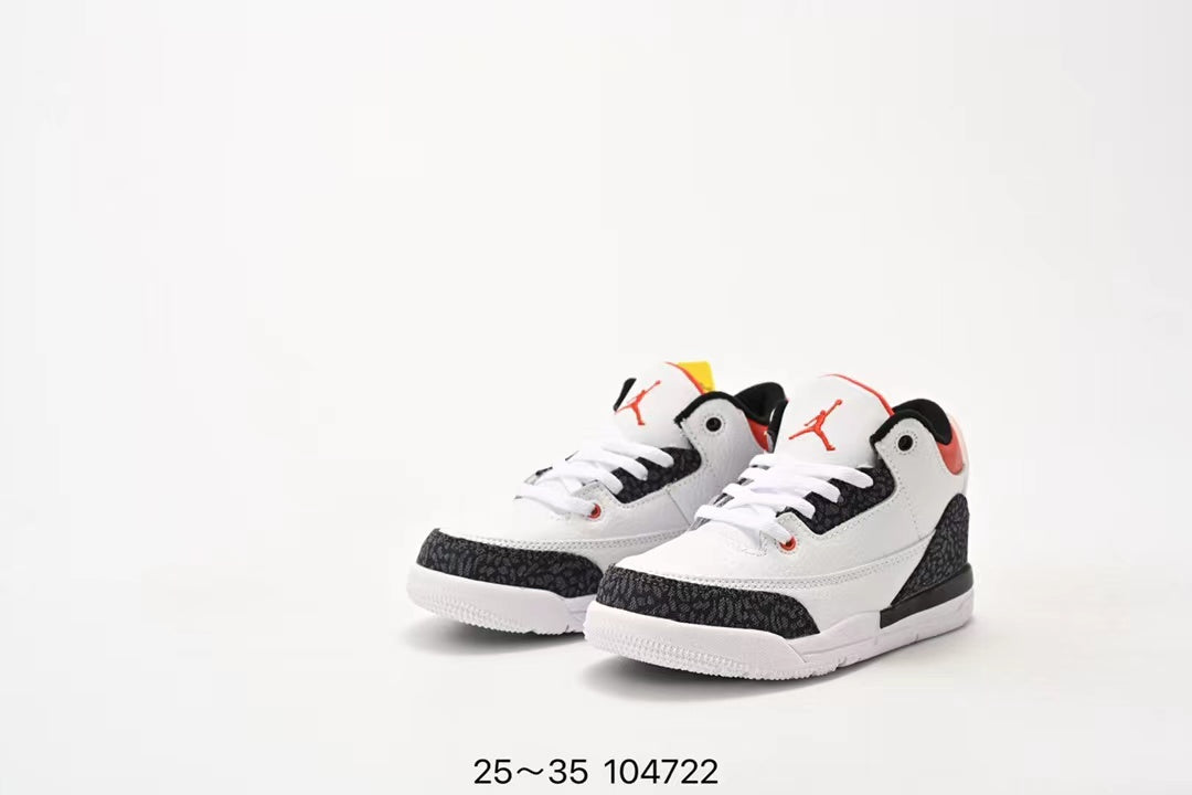 Joe 3" white, black"