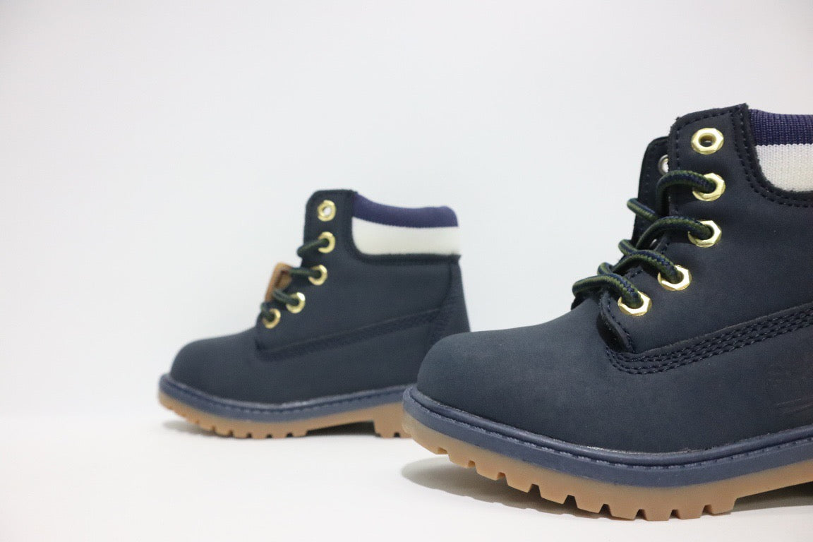 Timberland knitted children's work boots" Navy"