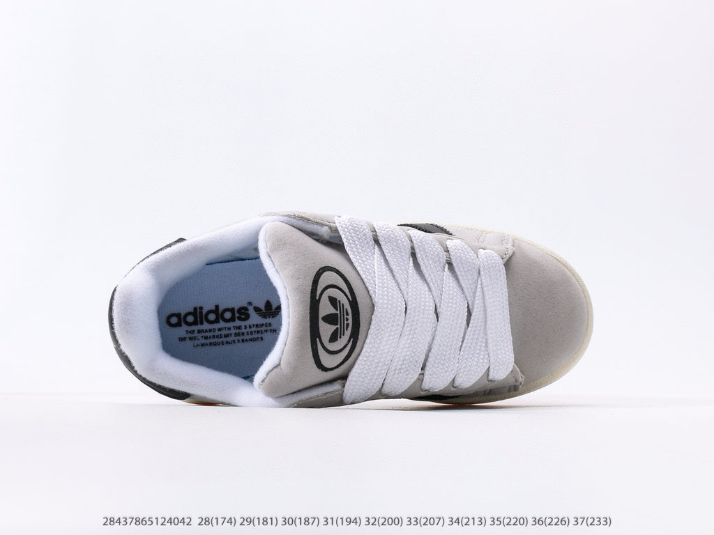 Adidas bread Dexter lace-up pig leather sneakers" gray"