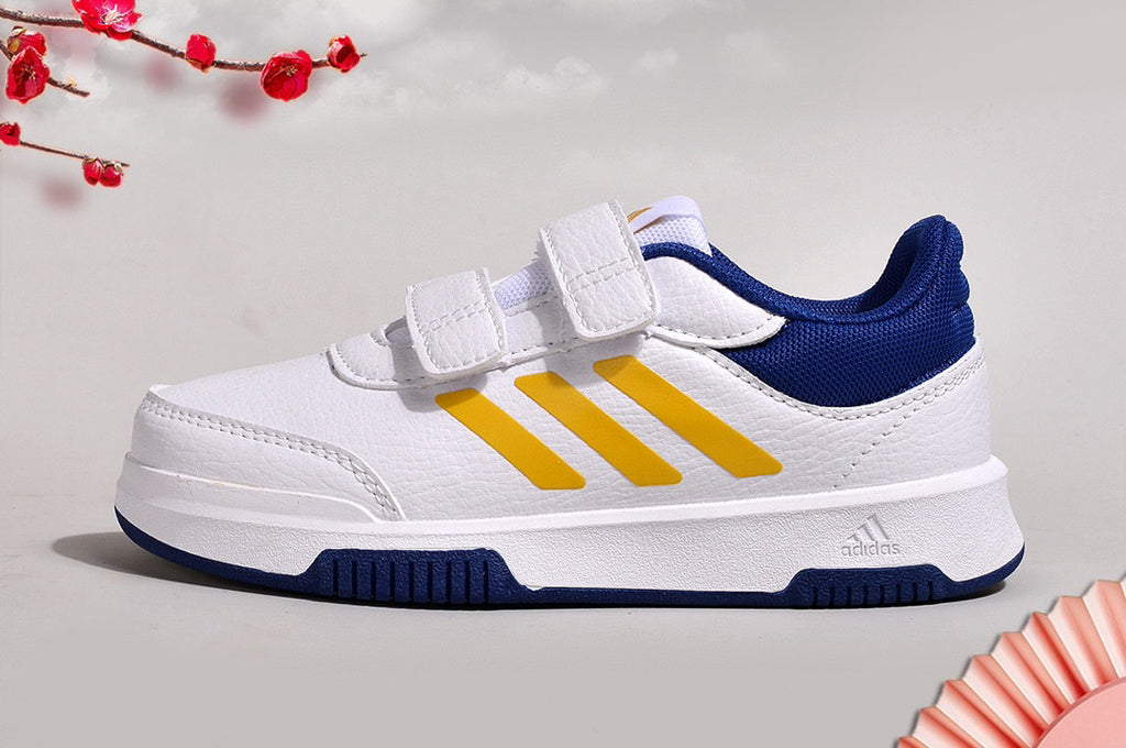 Adidas Velcro Sneakers" white, navy"