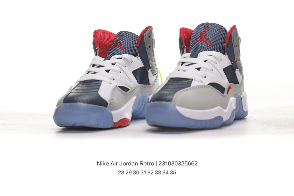 Jordan 612 series" white, grey, blue"