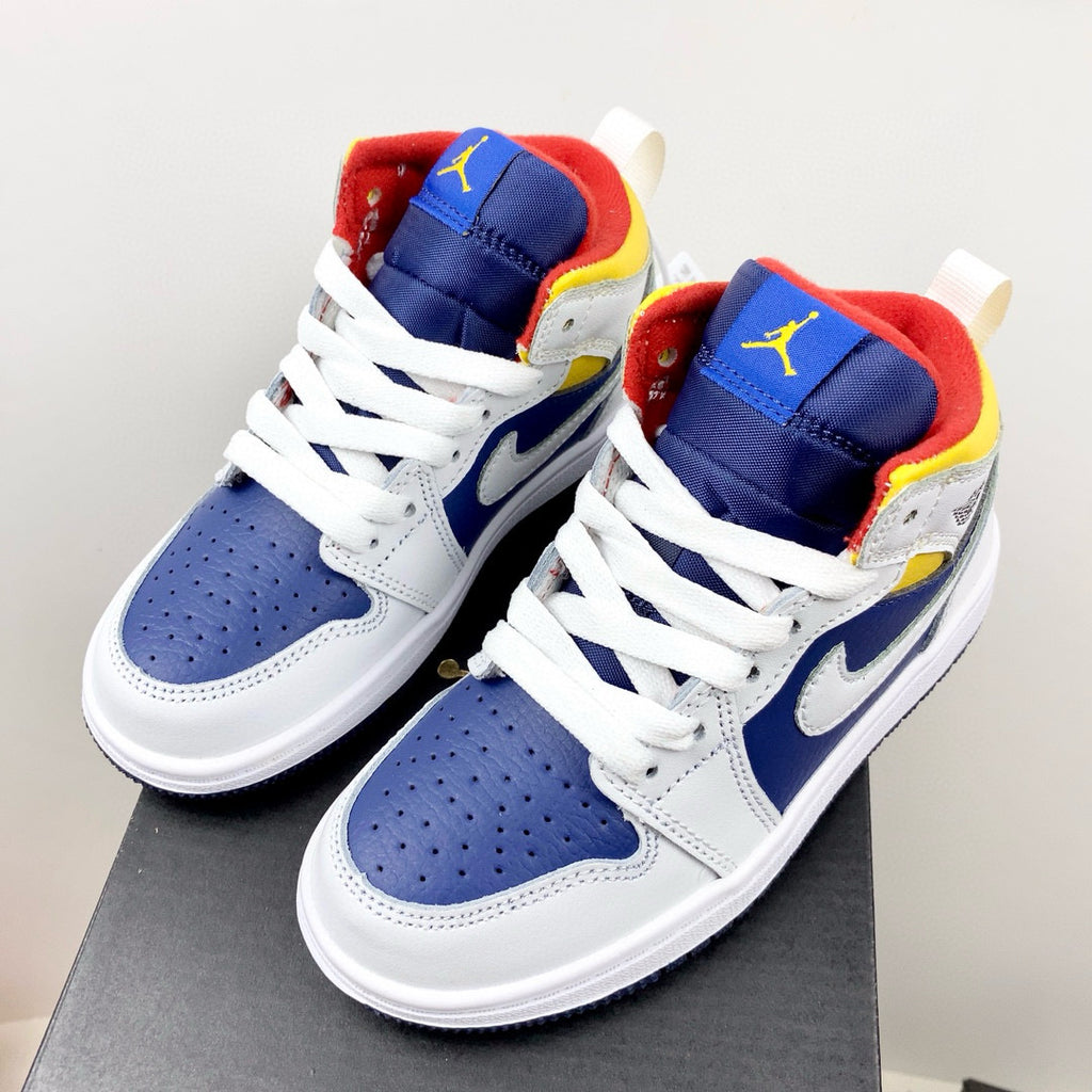 Joe 1 new color children's shoes" white, blue"