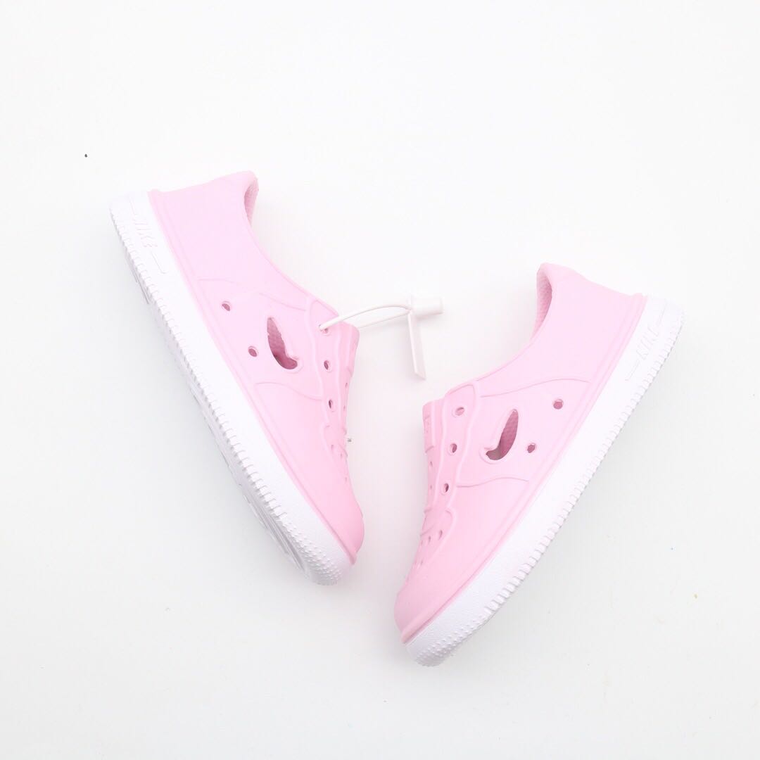 Nike Air Force Hole Shoes Beach Sandals" Pink"