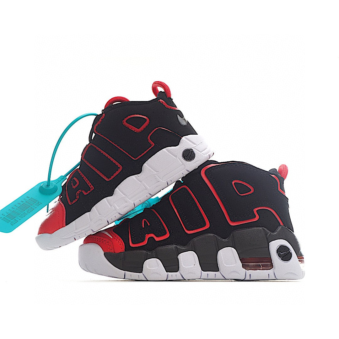 Pippen basketball shoes" black, red"