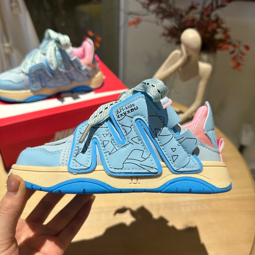 Nike overseas limited edition joint Velcro " sky blue"