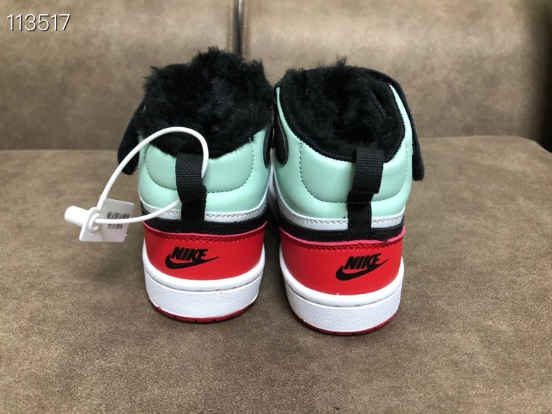 NIKE COURT Borough Mid2 JUN Air Force Workwear" white, black, red"