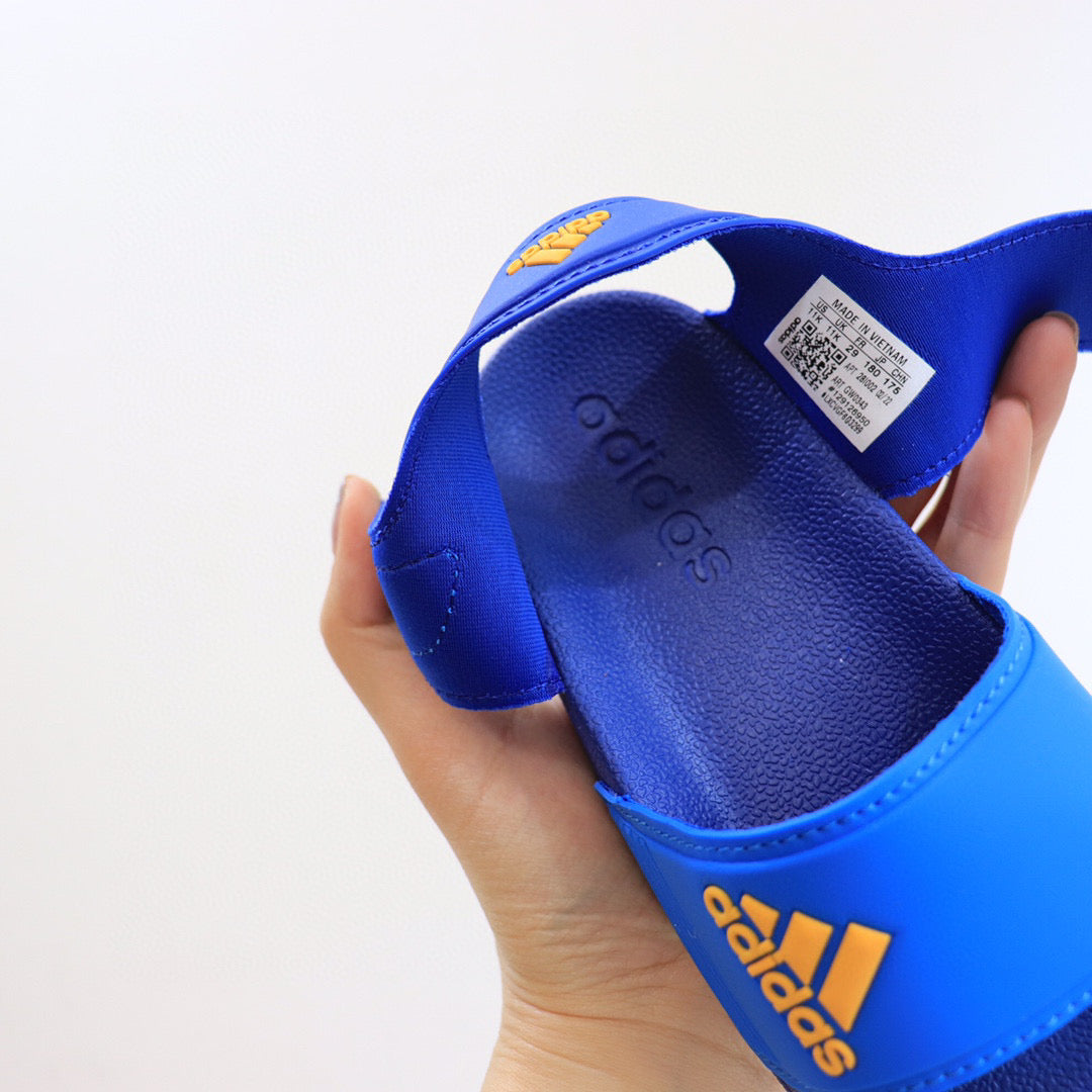 Adidas new open toe" blue"
