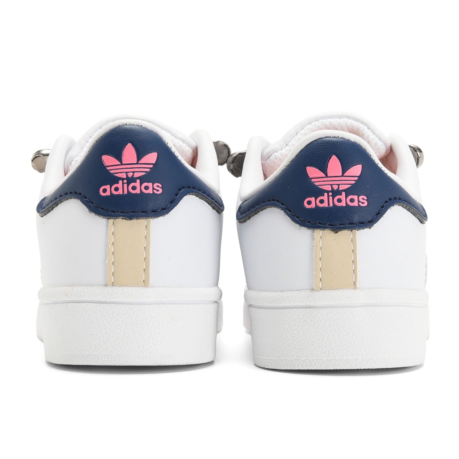 Adidas shell toe lace-up sneakers " white"