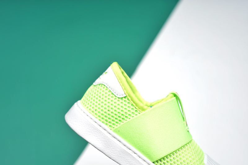 AD one-step soft shell mesh bandage shoes" yellow/ lime green with white"