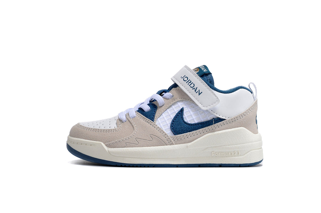 Nike Jordan 90 children's casual shoes" gray, blue"