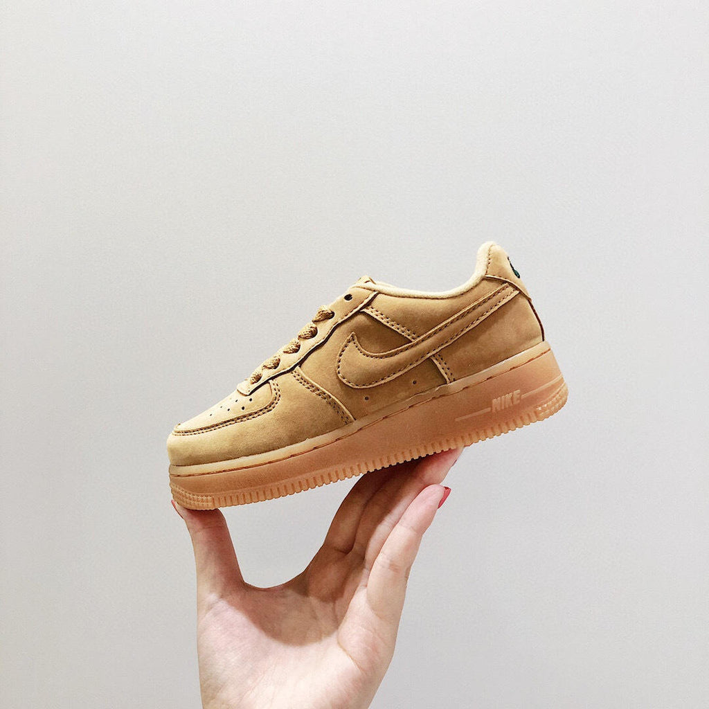 Air Force low-top lace-up sneakers" brown"