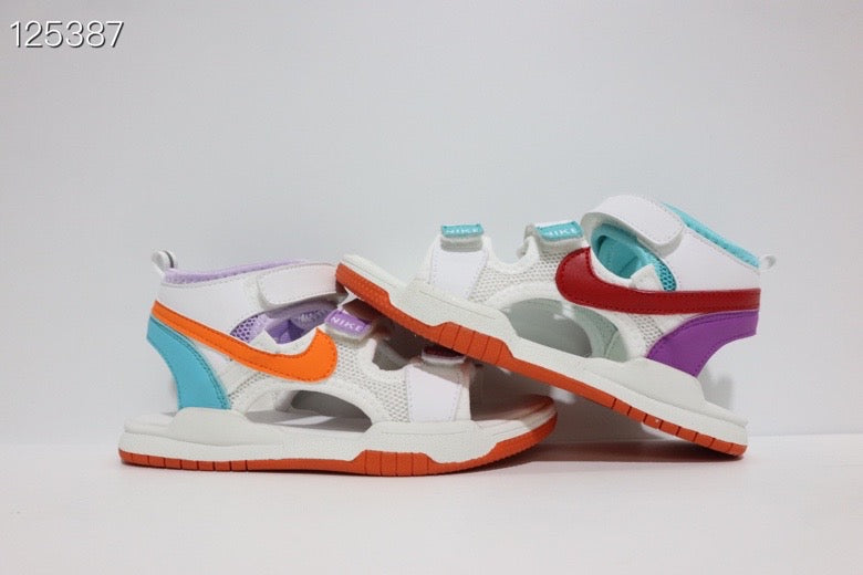 NK high top Velcro children's sandals"white"