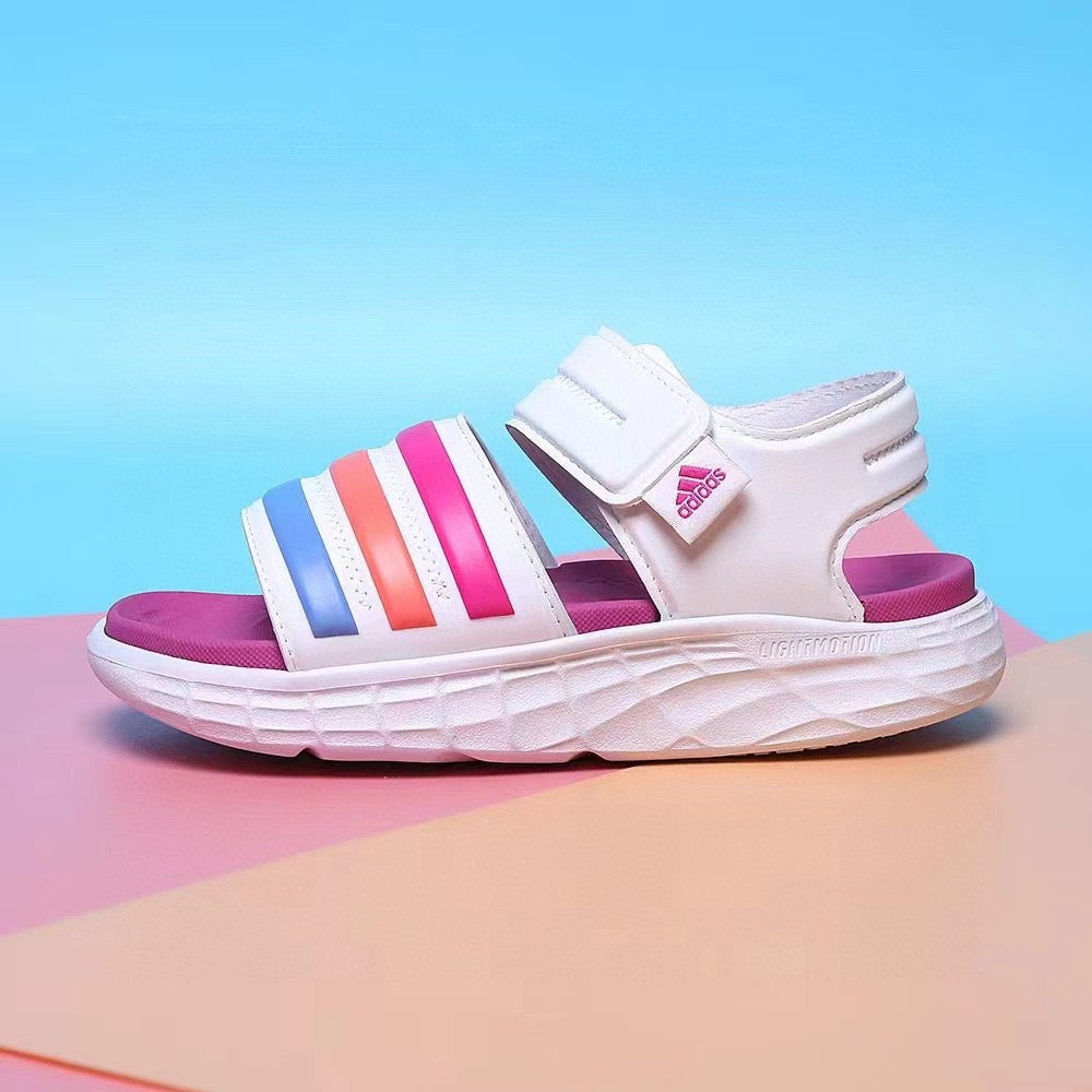 Adidas Durango Sandals lightweight non-slip wear-resistant sandals " white, fuchsia"