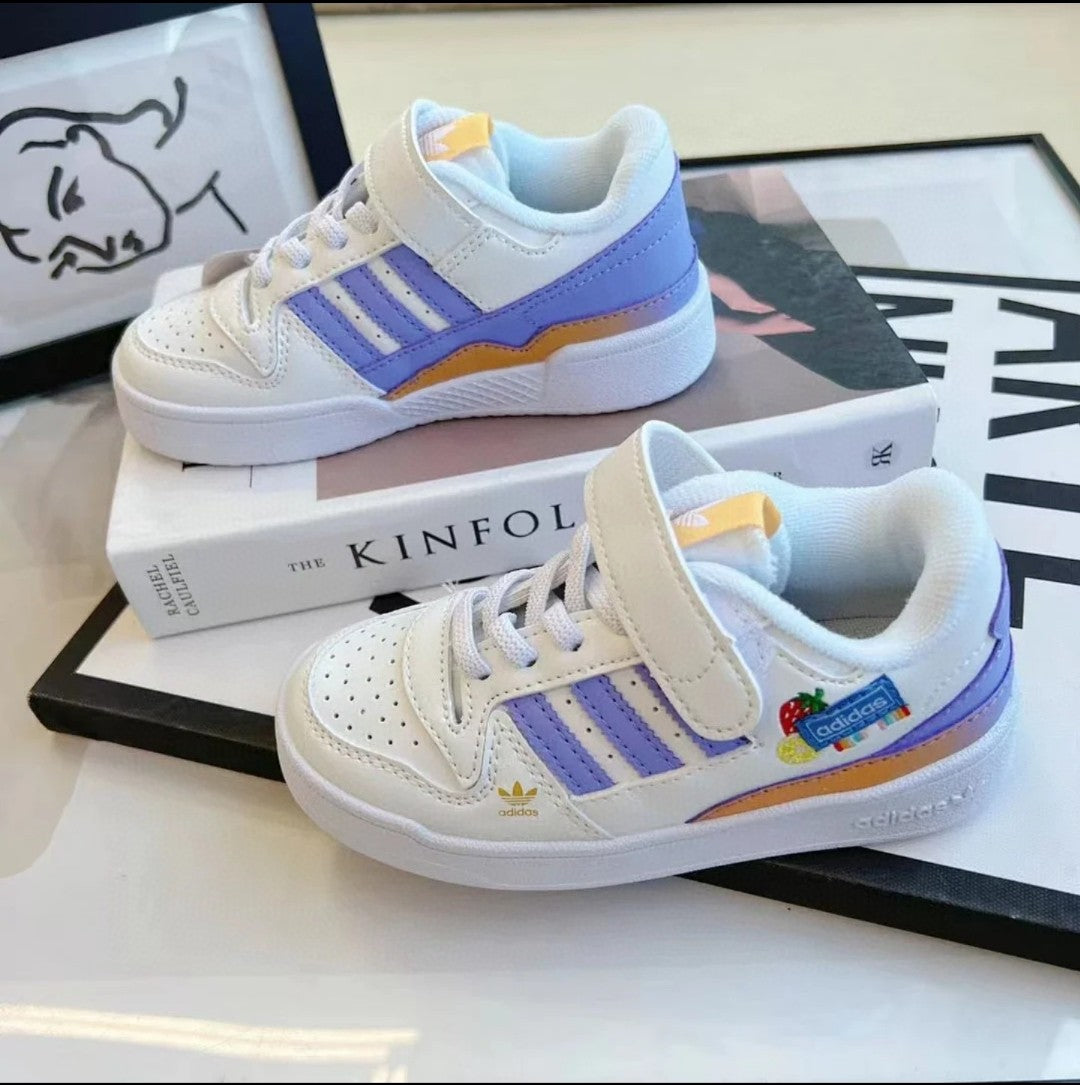 Adidas Forum 84 Campus Series" white, purple"