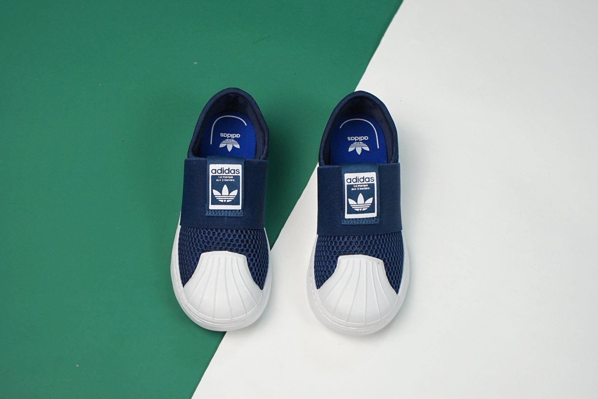 AD one-step soft shell mesh bandage shoes" navy"