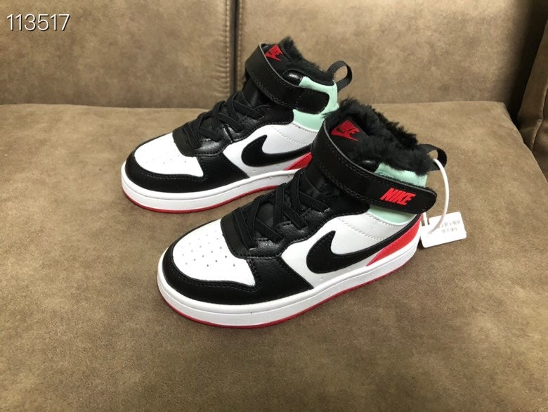 NIKE COURT Borough Mid2 JUN Air Force Workwear" white, black, red"