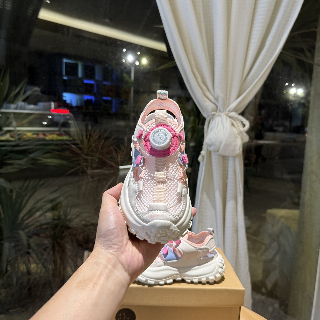 Nike sandals" white, pink"