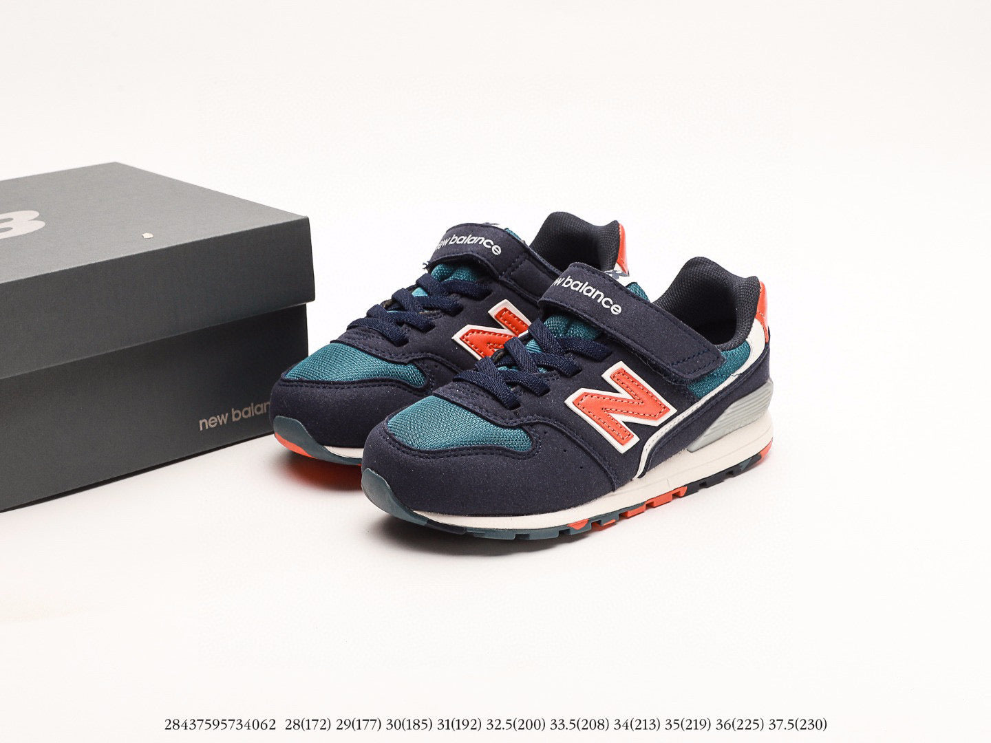 NB996 children's shoes" black, blue"