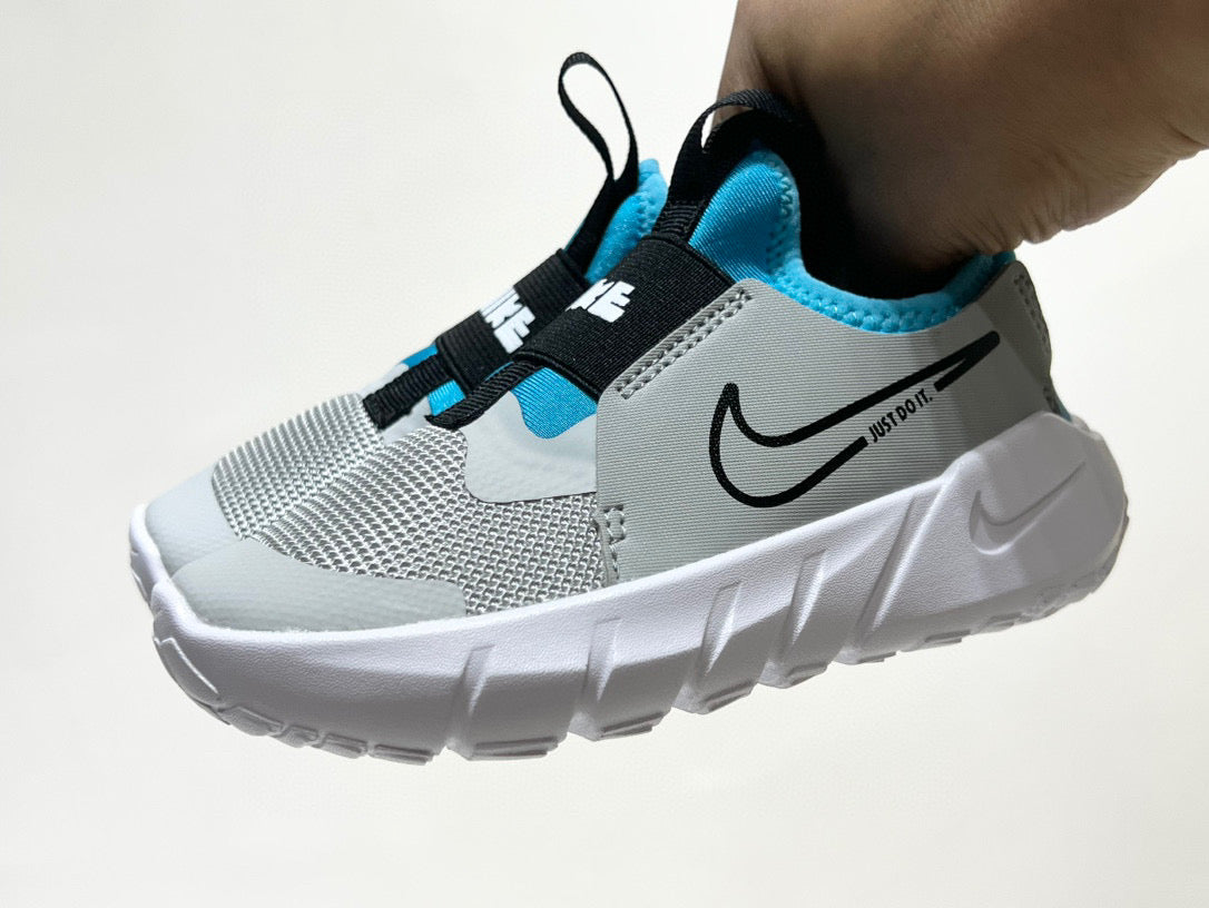 Nike's new barefoot slip" gray, blue"