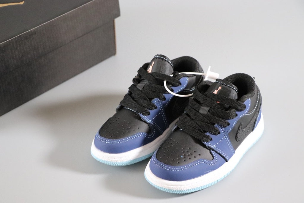 Jordan 1 Classic Kids Shoes" black, navy"