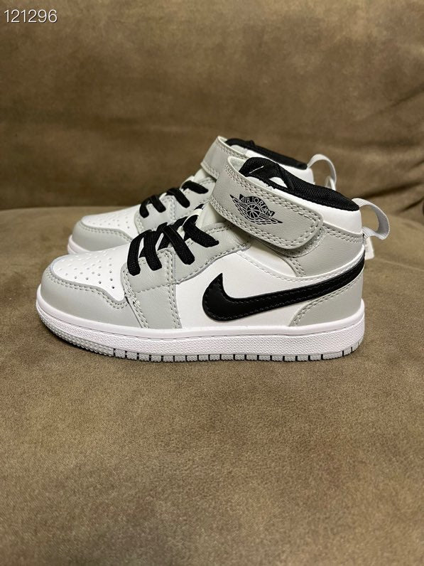 Joe's high-top Velcro children's shoes" gray, white"