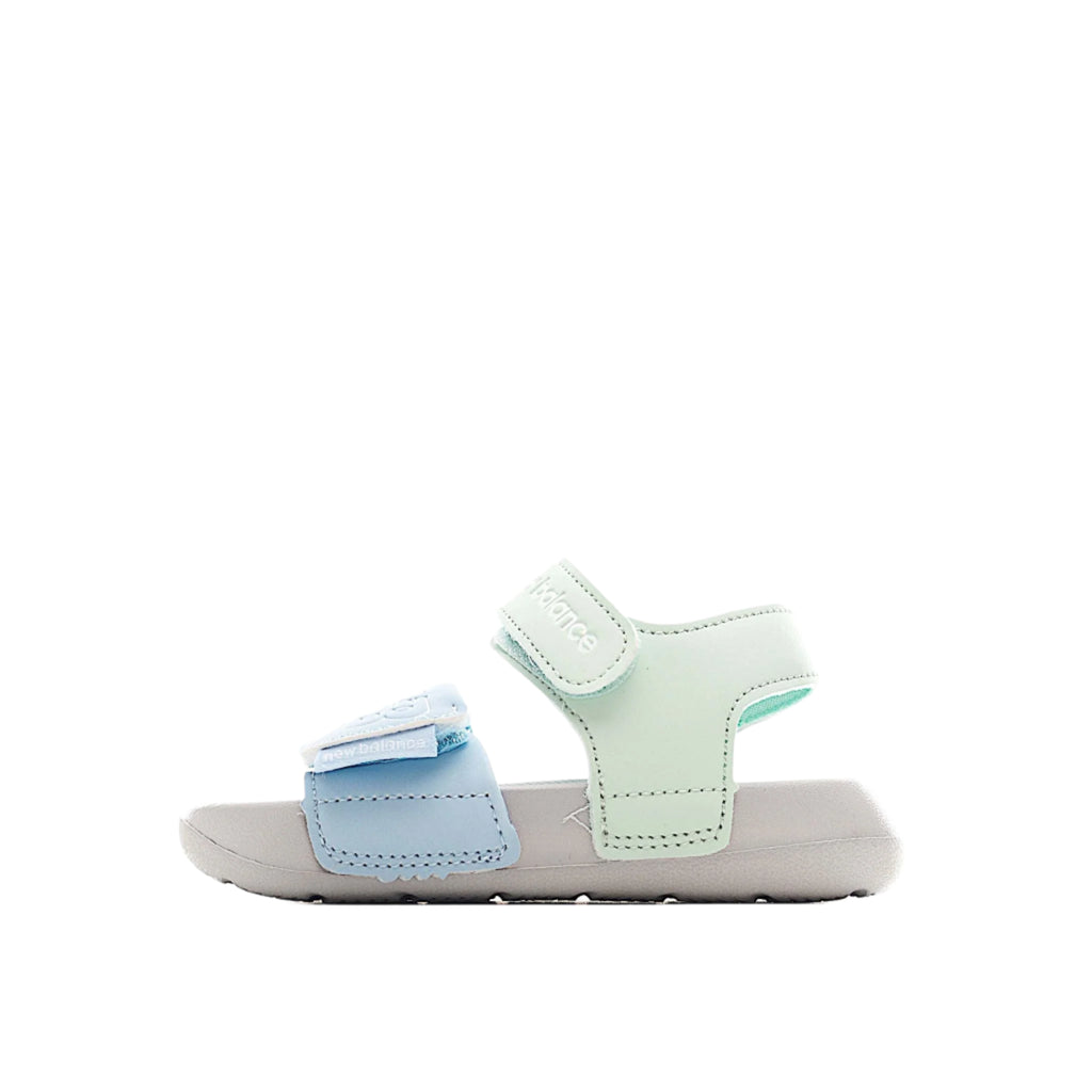 Velcro children's shoes" "light mint green and light blue"